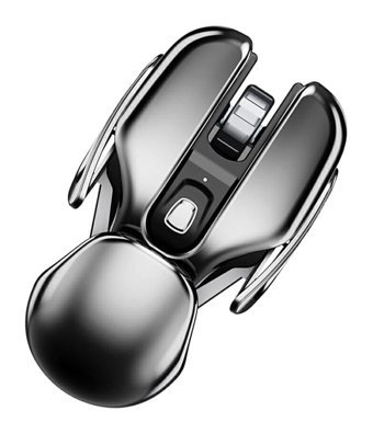 Auklopvzz Ergonomik Kablosuz Gri Optik Mouse