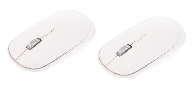 Hemobllo Sessiz Kablosuz Beyaz Optik 2 Adet Mouse
