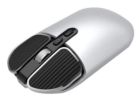 Fiauli M171 910-006867 Sessiz Makrolu Kablosuz Gümüş Optik Mouse