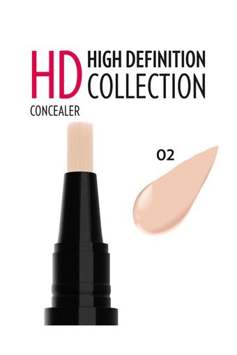 Golden Rose Hd Hıgh Defınıtıon 02 Nemlendiricili Göz Altı ve Yüz Likit Kalem Kapatıcı