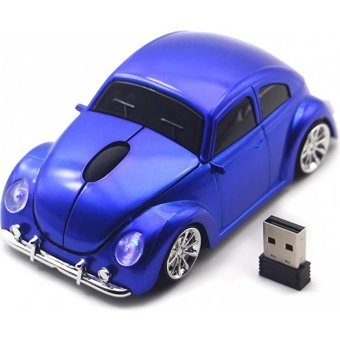 Jingyi Araba Görünümlü Kablosuz Mavi Optik Mouse