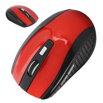 Ccylez Sessiz Ergonomik Makrolu Kablosuz Kırmızı Optik Mouse