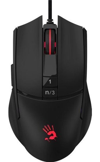 Bloody L65 RGB Makrolu Kablolu Siyah-Kırmızı Optik Gaming Mouse