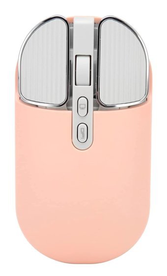Lazmin112 Bt5 Sessiz Makrolu Kablosuz Pembe Optik Mouse
