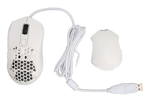 Lazmin112 GM30 RGB Makrolu Kablolu Beyaz Optik Gaming Mouse