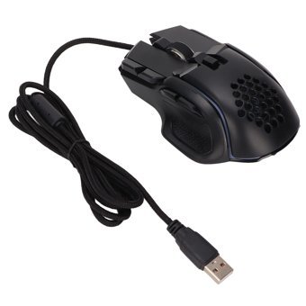 Sxhlseller SN7032 7 RGB Makrolu Kablolu Siyah Optik Gaming Mouse