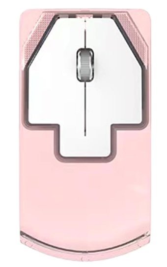 Generic Bt5 Sessiz Ergonomik Kablosuz Pembe Optik Mouse