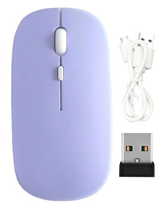 Generic Sessiz Kablosuz Mor Optik Mouse