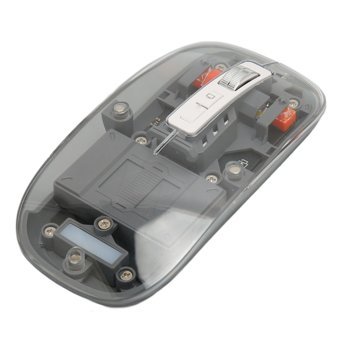 Lazmin112 Sessiz Ergonomik Makrolu Kablosuz Siyah Optik Mouse