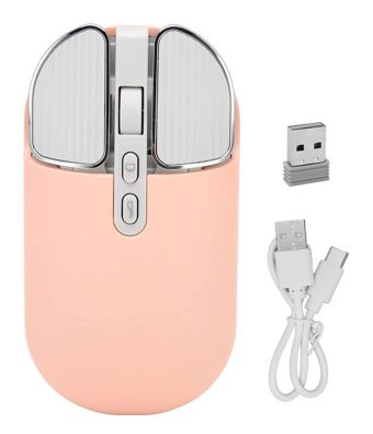 Zunate Tablet Uyumlu Sessiz Makrolu Kablosuz Rose Optik Mouse