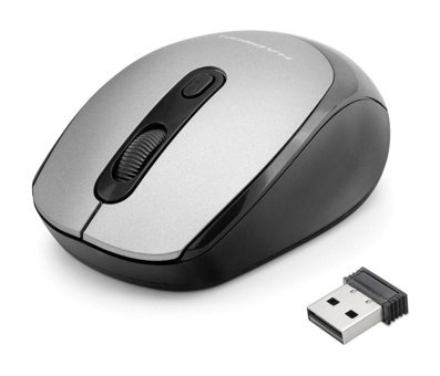 Hadron HDX3406 Kablosuz Gümüş - Siyah Optik Mouse