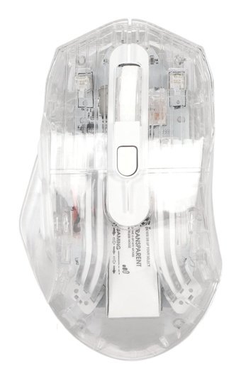 Goshyda RGB Sessiz Makrolu Kablolu - Kablosuz Beyaz Optik Gaming Mouse