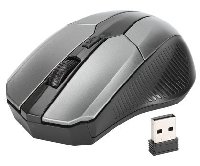 Bewinner Ergonomik Kablosuz Gri Optik Mouse