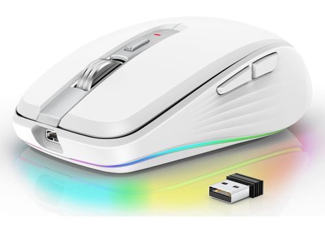 Sxhlseller dme7bir3w0-12 RGB Kablosuz Beyaz Optik Gaming Mouse