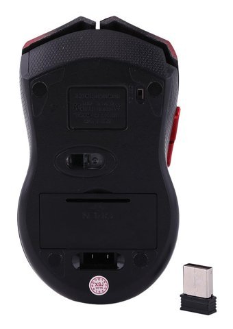 Kimiss Makrolu Kablosuz Siyah-Kırmızı Optik Gaming Mouse