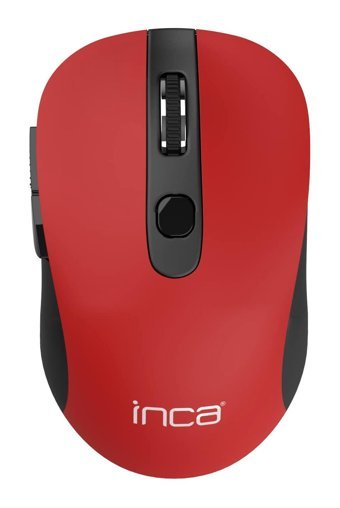 Inca IWM-237R Sessiz Makrolu Kablosuz Kırmızı Optik Mouse