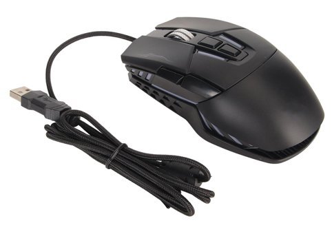 Haofy Makrolu Kablolu Siyah Optik Gaming Mouse