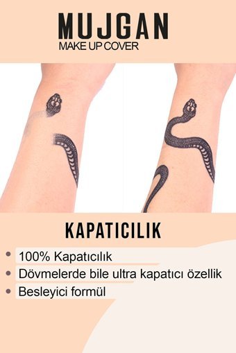 Mujgan Make Up Cover Porselen 10 Nemlendiricili Göz Altı ve Yüz Krem Pot Kapatıcı