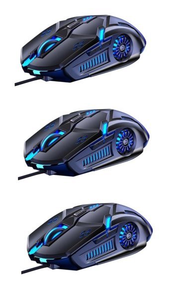 Osaladı G5 RGB Sessiz Makrolu Kablolu - Kablosuz Beyaz Optik Gaming Mouse