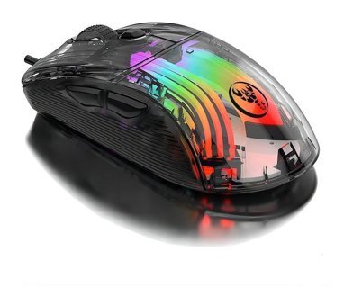 Hallow X400 RGB Makrolu Kablolu Siyah Optik Gaming Mouse
