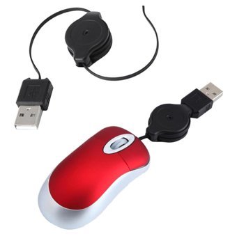 Partykindom Kablolu Kırmızı Optik Mouse