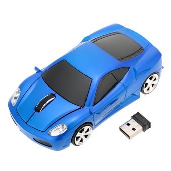 Cankypu Araba Görünümlü Kablosuz Mavi Optik Mouse