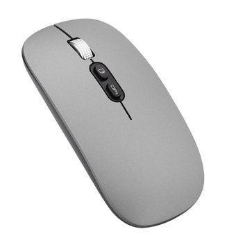 Yctze Sessiz Kablosuz Gri Optik Mouse