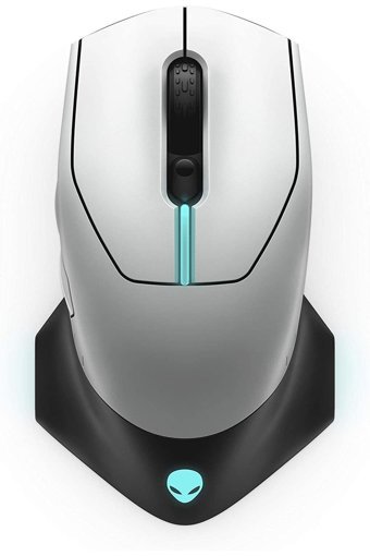 Dell Alienware AlienFX RGB Kablolu Beyaz Optik Gaming Mouse