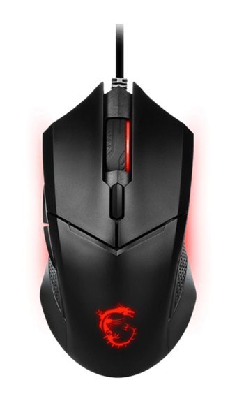 Msı Clutch GM08 RGB Makrolu Kablolu Siyah Optik Gaming Mouse