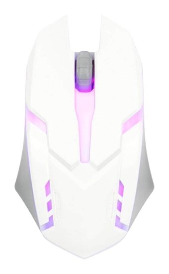 Fiauli WS214 RGB Ergonomik Makrolu Kablolu Beyaz Optik Gaming Mouse