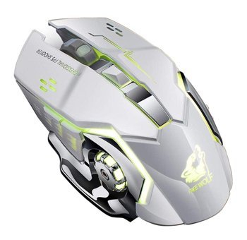 Fiauli WS214 RGB Makrolu Kablosuz Gri Optik Gaming Mouse