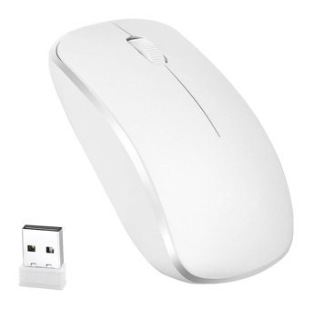 Fiauli SN7032 7 Sessiz Ergonomik Kablosuz Beyaz Optik Mouse