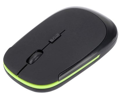 Ashata Tablet Uyumlu RGB Ergonomik Kablosuz Siyah Optik Mouse