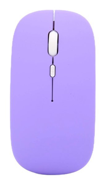 Zunate Sessiz Ergonomik Kablosuz Mor Optik Mouse