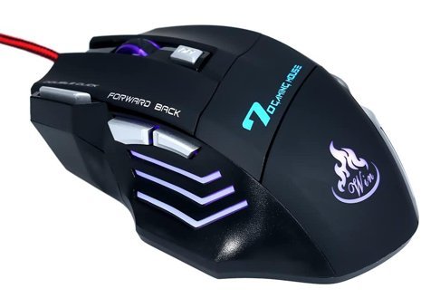 Mistaha RGB Ergonomik Makrolu Kablolu Siyah Optik Mouse