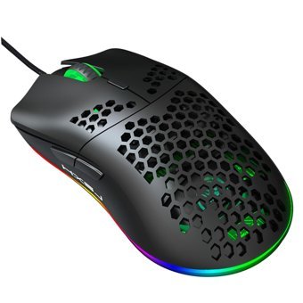 Gadpiparty Programlanabilir RGB Makrolu Kablolu Siyah Optik Gaming Mouse