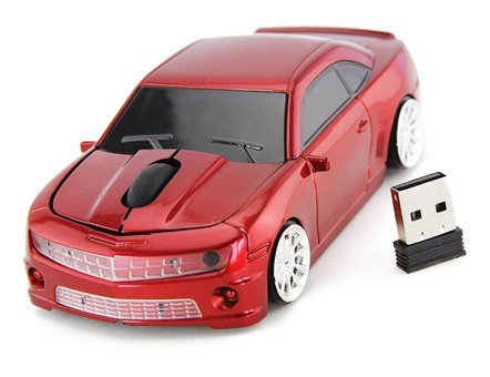 Topiky Araba Görünümlü Kablosuz Kırmızı Optik Gaming Mouse