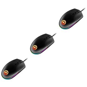 Hemoton RGB Kablosuz Siyah Optik Gaming 3 Adet Mouse