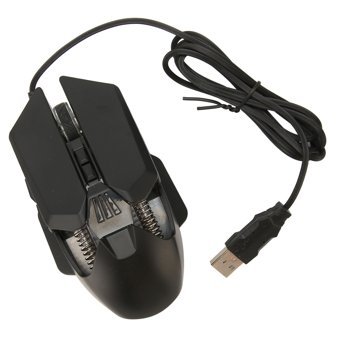 Broleo RGB Makrolu Kablolu Siyah Optik Gaming Mouse