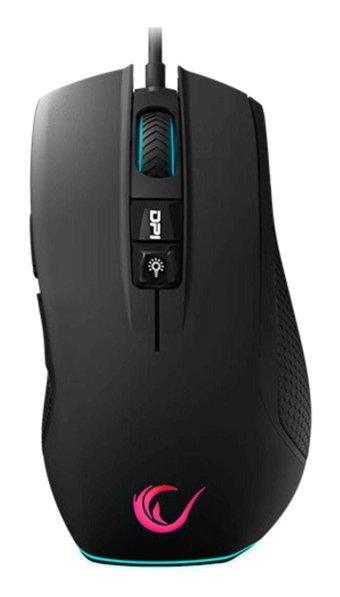 Rampage Flare RGB Makrolu Kablolu Siyah Optik Gaming Mouse