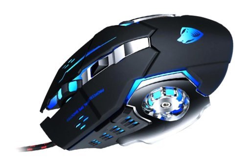 Hemoton V6 RGB Kablolu Siyah Optik Gaming Mouse