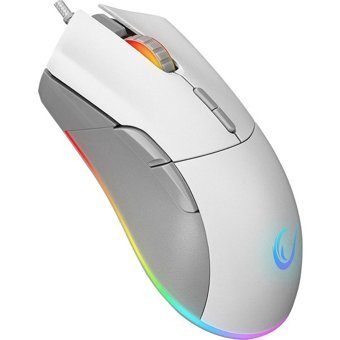 Rampage SMX-R21 Compact RGB Makrolu Kablolu Beyaz Optik Gaming Mouse