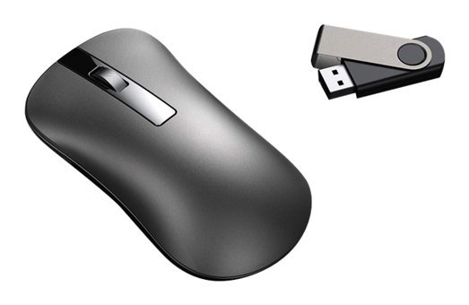 Fiauli XM10 Sessiz Makrolu Kablosuz Metalik Gri Optik Gaming Mouse