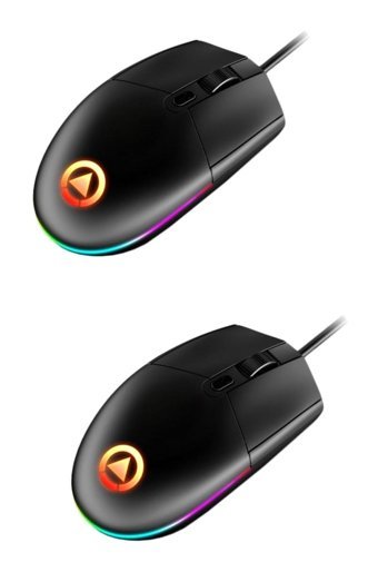 Hemoton RGB Kablosuz Siyah Optik Gaming 2 Adet Mouse