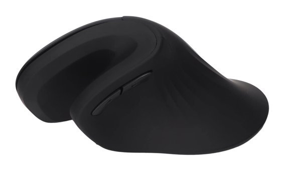 Dsheng Ergonomik Dikey Makrolu Kablosuz Siyah Optik Gaming Mouse