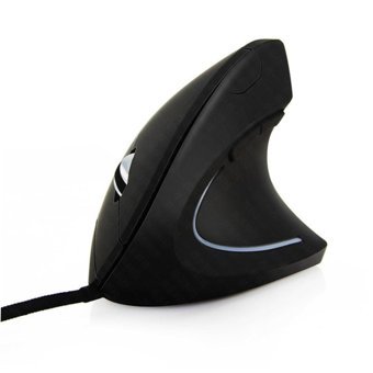 Gadpiparty Ergonomik Dikey Makrolu Kablolu Siyah Optik Mouse