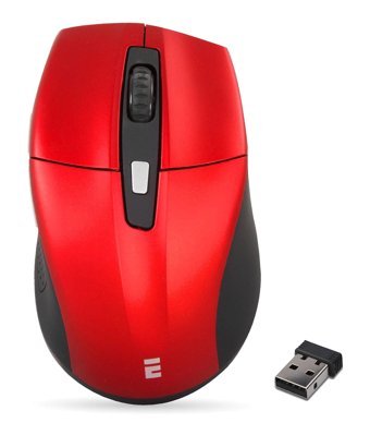 Everest SM-861 Sessiz Makrolu Kablosuz Kırmızı Optik Mouse