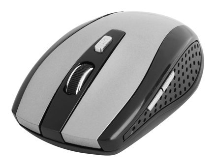 Yctze Sessiz Makrolu Kablosuz Gümüş Optik Mouse