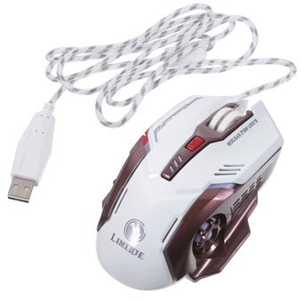 Osaladı Programlanabilir RGB Makrolu Kablolu Beyaz Optik Gaming Mouse