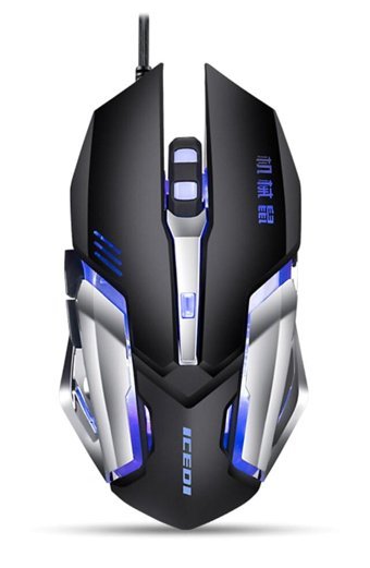 Generic Programlanabilir RGB Sessiz Makrolu Kablolu Siyah Optik Gaming Mouse